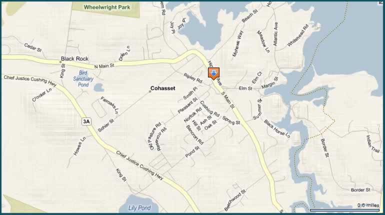 cohasset community center location map